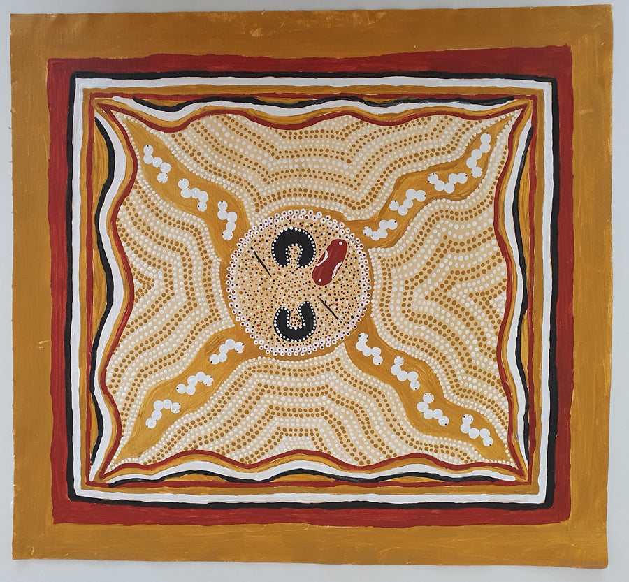 Indigenous-Art-Bush-Witchetty-Grubs-Betty-Davey