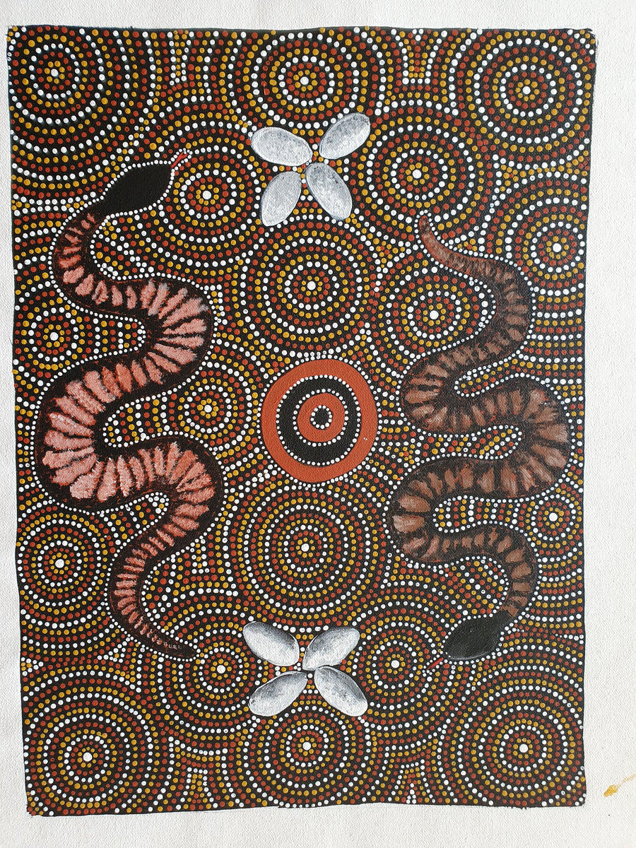 Indigenous-Art-Snakes-Dreaming-Paula-Nelson
