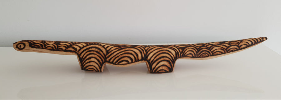 Indigenous-Art-Wood-Carving-Lizzard-Robert-Tilmouth