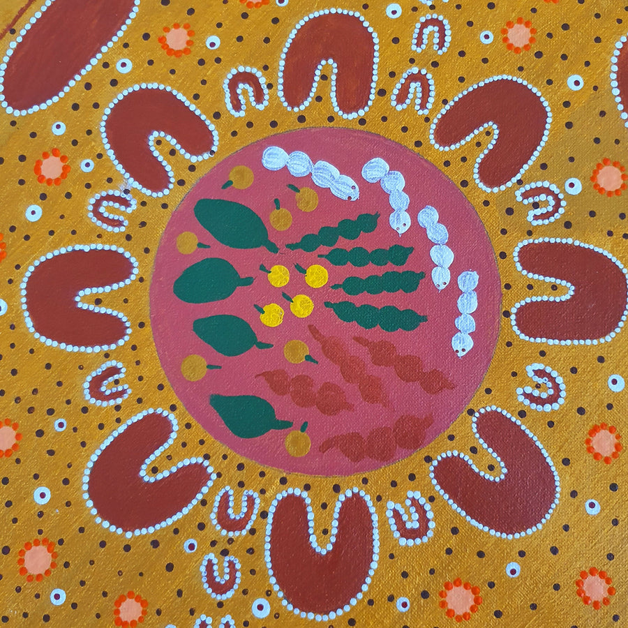 Indigenous-Art-Bush-Tucker-Feast-Phyllis-Walden