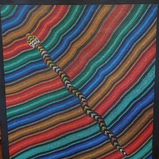 Rainbow Serpent (Kadjura) by Gabrielle Barney