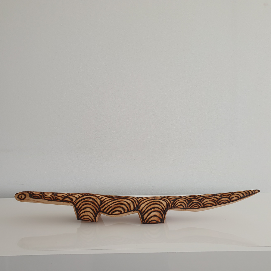 Indigenous-Art-Wood-Carving-Lizzard-Robert-Tilmouth